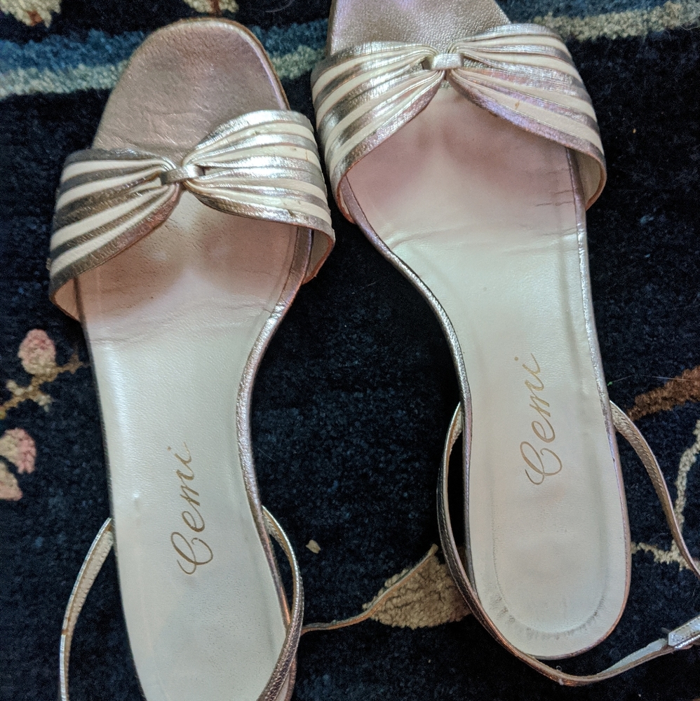 Vintage silver Cemi Wedge